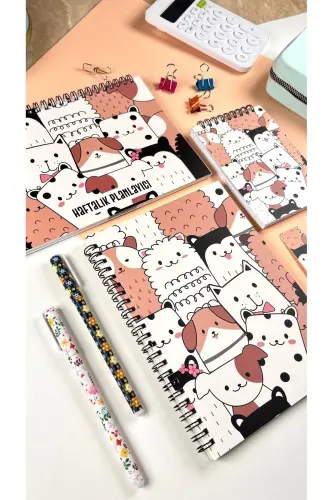 Planning Set | 3 Separate Special Products | Daily Planner + Weekly Planner + To-do List | Muzur-Muzur - 3