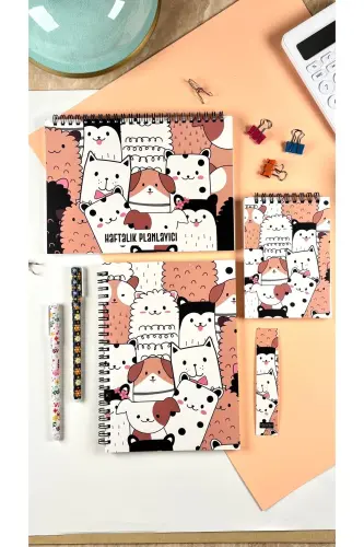 Planning Set | 3 Separate Special Products | Daily Planner + Weekly Planner + To-do List | Muzur-Muzur - 4