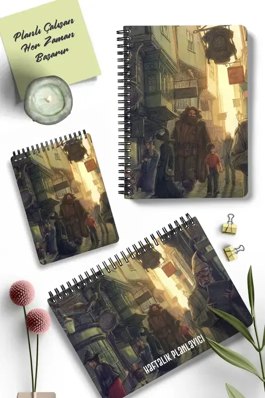 Planning Set | 3 Separate Special Products | Daily Planner | Weekly Planner | To-do List | Potter-Potter - APEIRONA