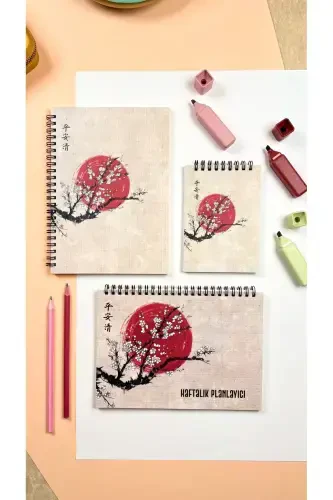 Planning Set | 3 Unique Products | Daily Planner Weekly Planner To-do List | Ikebana - 3