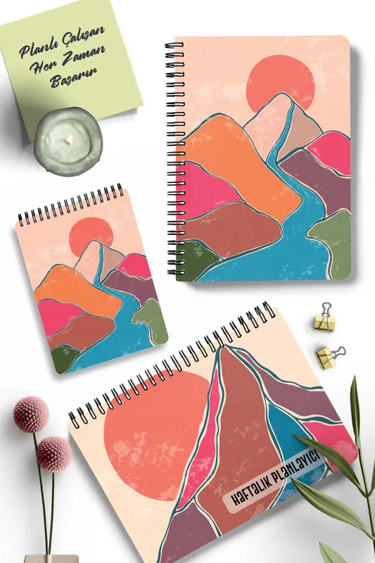 Planning Set | 3 Unique Products | Daily Planner Weekly Planner To-do List | Monazo-Monazo - 1