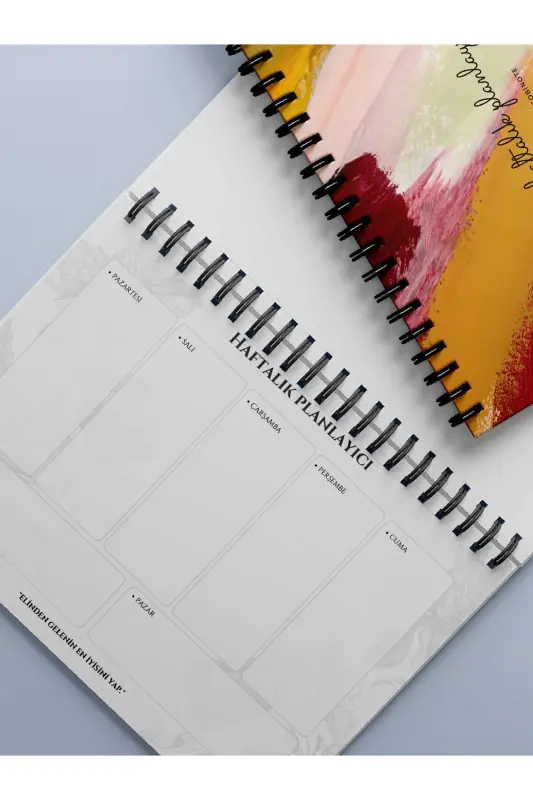 Planning Set of 3, Daily Planner, Weekly Planner, To-Do - Agenda Special Set - Colorful - 3