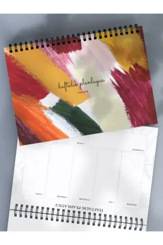 Planning Set of 3, Daily Planner, Weekly Planner, To-Do - Agenda Special Set - Colorful - 6