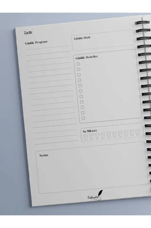 Planning Set of 3, Daily Planner, Weekly Planner, To-Do - Special Agenda Set-Red - 4