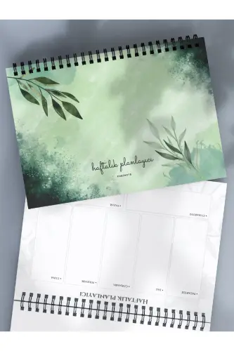 Planning Set of 3, Daily Planner, Weekly Planner, To-Do's - Special Agenda Set-Green - 6