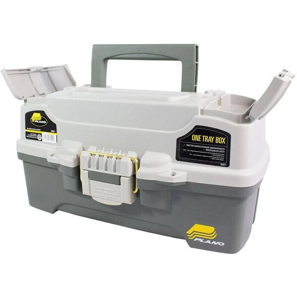 Plano 6201 One-Tray Tackle Box, Bait Storage, Extending Cantilever-tray Design - Modazone