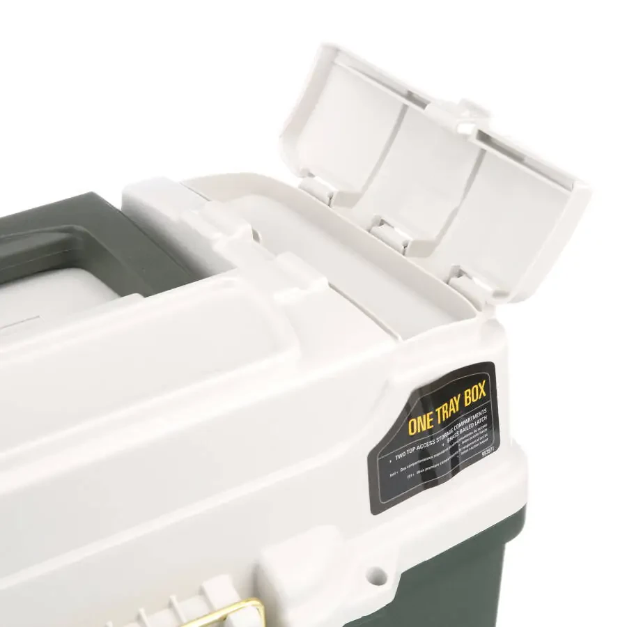 Plano 6201 One-Tray Tackle Box, Bait Storage, Extending Cantilever-tray Design - 9