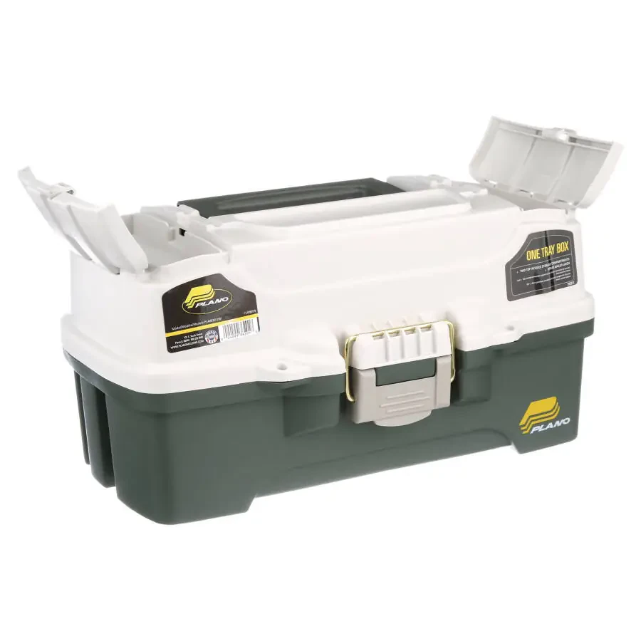Plano 6201 One-Tray Tackle Box, Bait Storage, Extending Cantilever-tray Design - 13