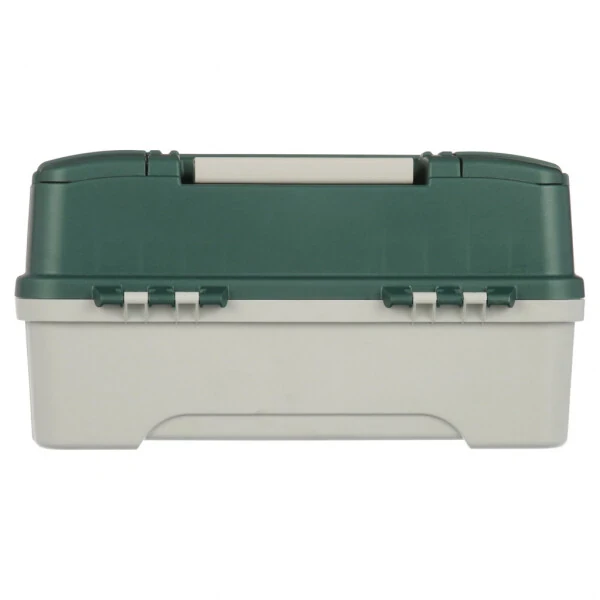 Plano Molding Co 620304 3 Tray Green & White Tackle Box - 4