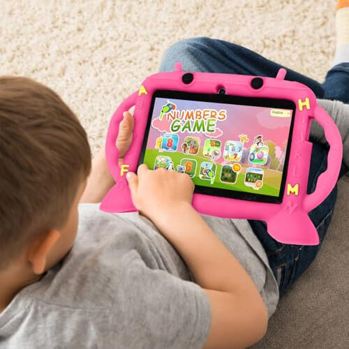 Планшет MengDash для детей, 7-дюймовый планшет для детей 2-10 лет, обучающий планшет для малышей Android 11, 3 ГБ ОЗУ + 32 ГБ ПЗУ, Google Play YouTube, подарок для девочки и мальчика (красный) - 6