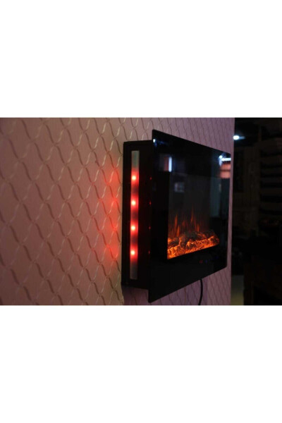 Plasma 8 Color, Wall Mounted Electric Fireplace - 1