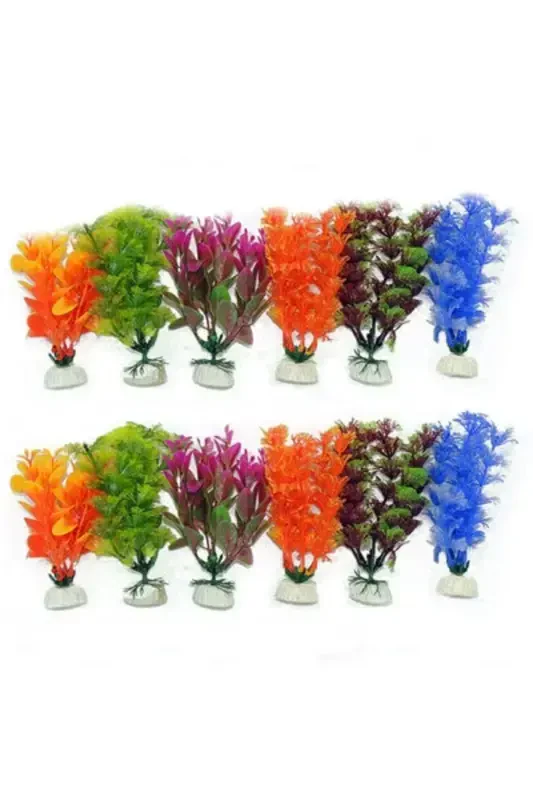 Plastic Aquarium Plant 12 Cm - 1