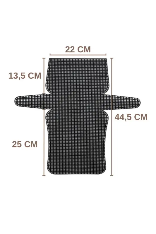 Plastic Bag Canvas Black 22 Cm - 44.5 Cm - SENSY