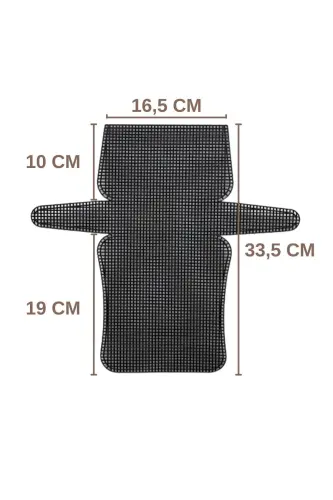 Plastic Black Bag Canvas 16.5 Cm - 33.5 Cm - 1