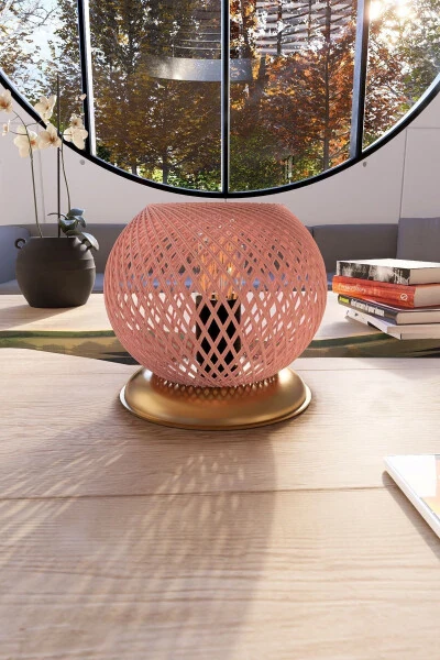 Plastic Gold Sphere Lampshade Powder Ball Lighting - GÖKDAĞ GROUP G G