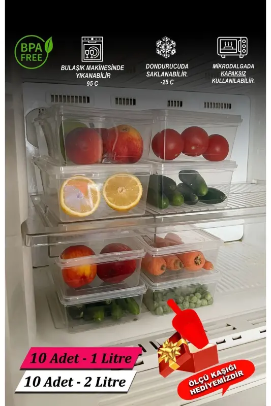 Plastic Self-Locking Lidded Storage Container Food & Meal & Freezer & Hobby & Toy & Jewelry & Material - 3