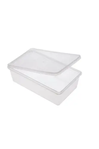 Plastic Self-Locking Lidded Storage Container Food & Meal & Freezer & Hobby & Toy & Jewelry & Material - 7