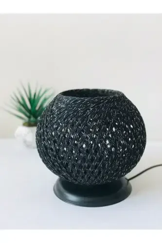 Plastik Qora Shar Obajur Qora To'p Yoritgich-QORA - 1