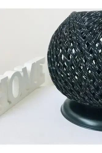 Plastik Qora Shar Obajur Qora To'p Yoritgich-QORA - 3