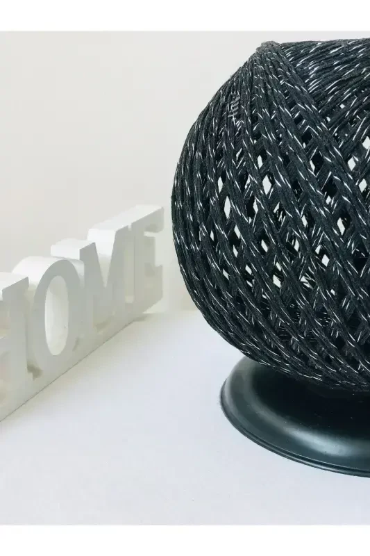 Plastik Qora Shar Obajur Qora To'p Yoritgich-QORA - 3