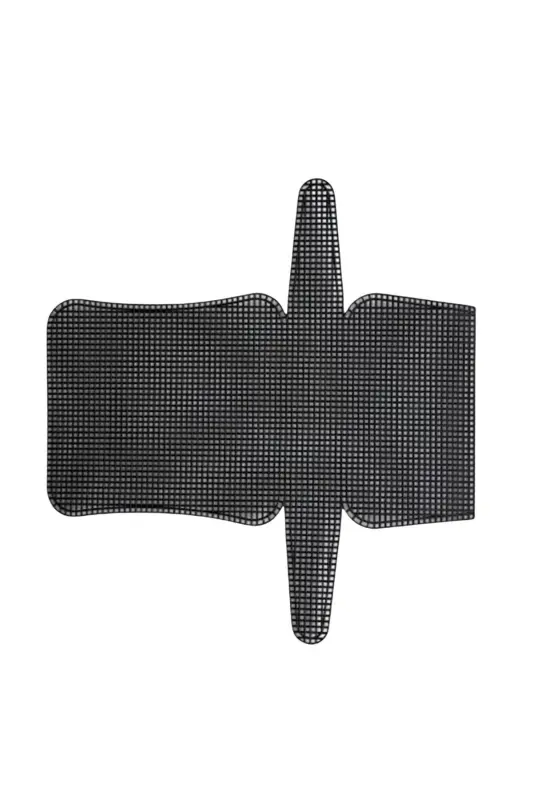 Plastik Siyah Çanta Kanvası 16,5 Cm - 33,5 Cm - 3
