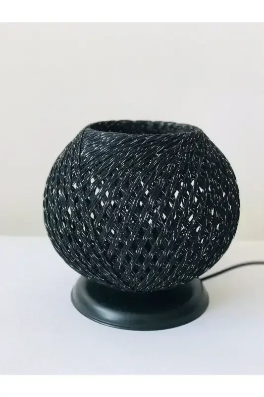 Пластмассовый Черный Шар Абажур Черный Шар Освещение-ЧЕРНЫЙ - 2