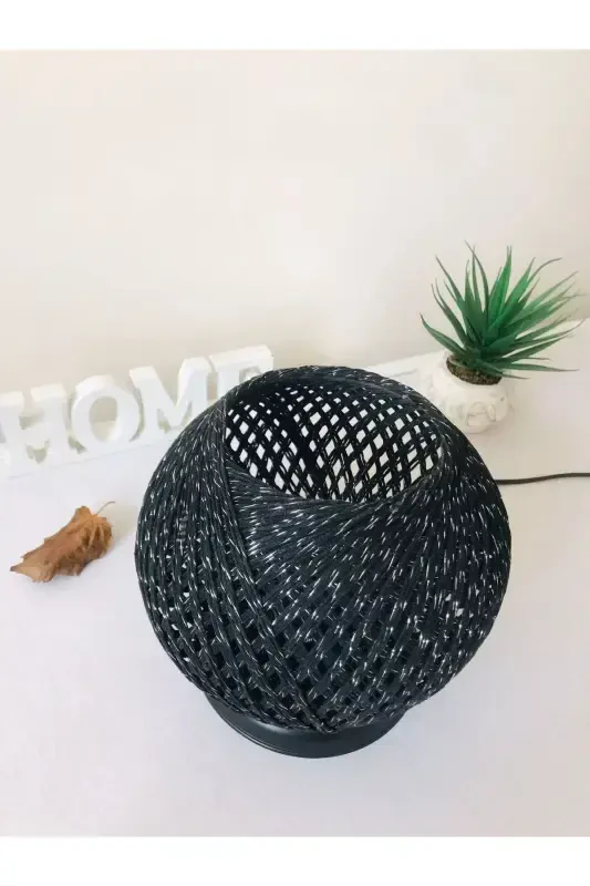 Пластмассовый Черный Шар Абажур Черный Шар Освещение-ЧЕРНЫЙ - 5