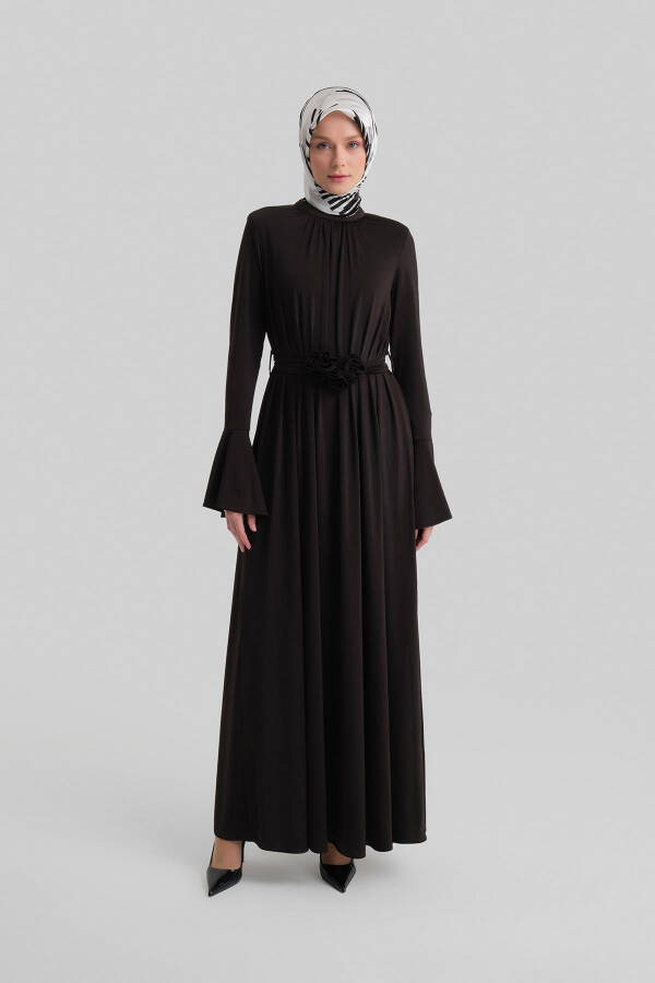 Платье Armine Elegance с V-образным вырезом 24Y9823 Черный - 9