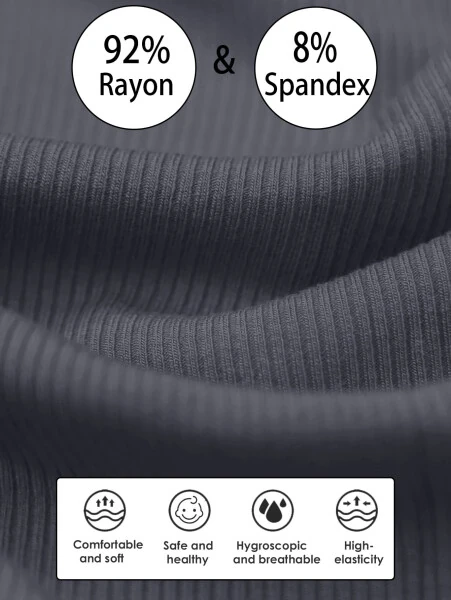 Платье для беременных Bearsland, женское, трикотажное, с длинным рукавом, ребристой вязкой, боковыми разрезами, приталенное, облегающее, повседневное. - 6