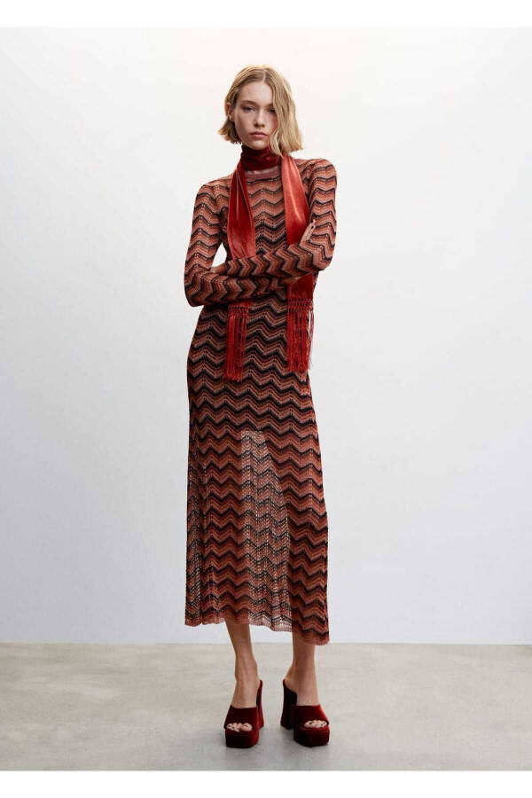 Платье Lurex Knit - 2