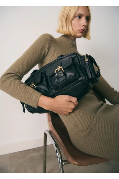 Платье на молнии с узлом - 1