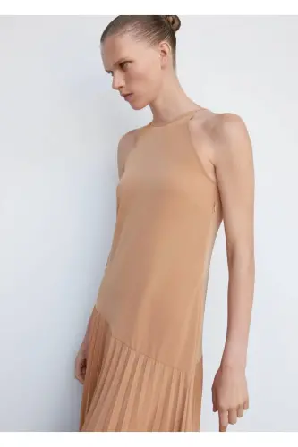 Платье плиссе с батарейками - MANGO WOMAN (1)