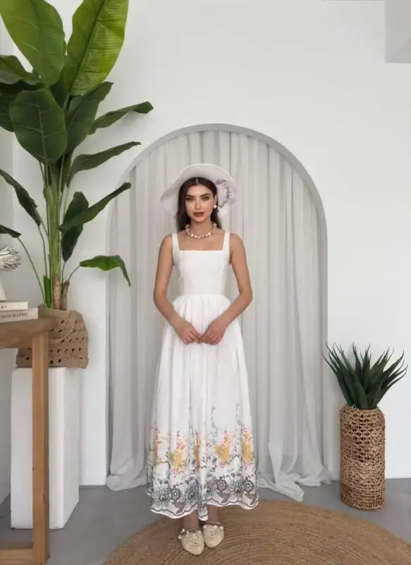 Платье с цветочным узором Mazi - 5