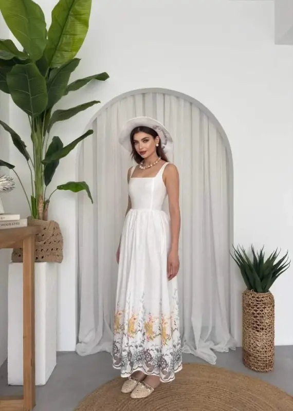 Платье с цветочным узором Mazi - 9