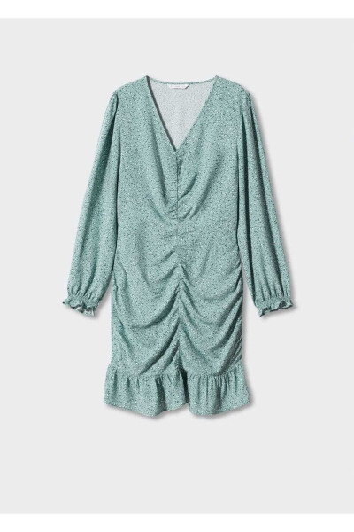 Платье с принтом под леопарда - 3