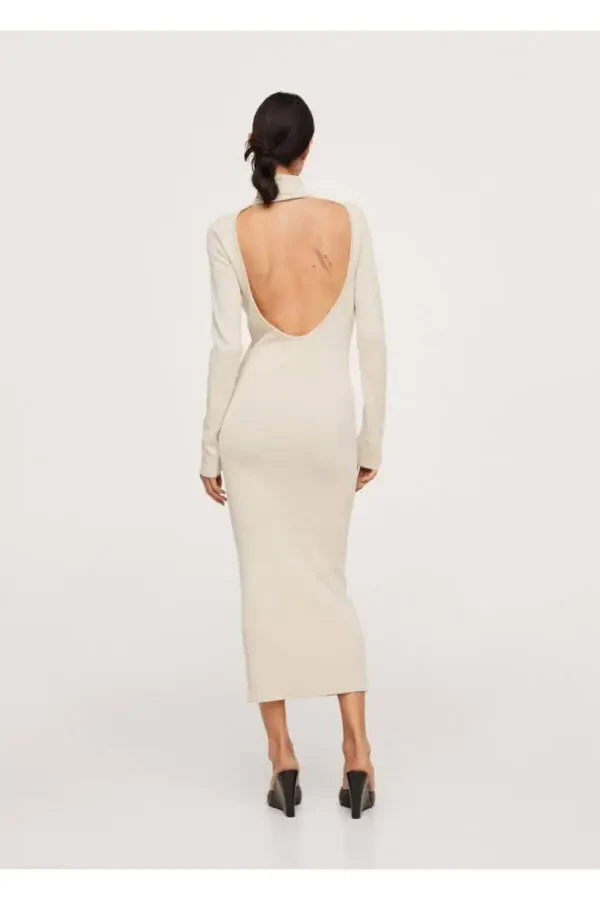 Платье с разрезом сзади - 4