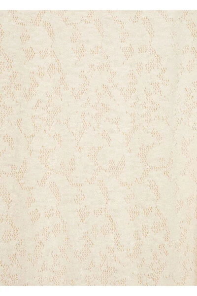 Платье вязаное с ажурными деталями - 5