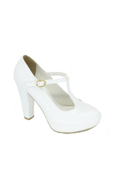 Platform Bridal Shoes with Buckle Straps 202450 - 1