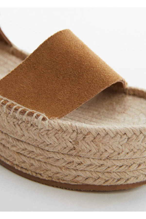 Platform Leather Sandals - 5