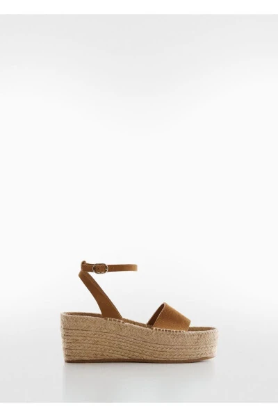 Платформенные кожаные сандалии - 3