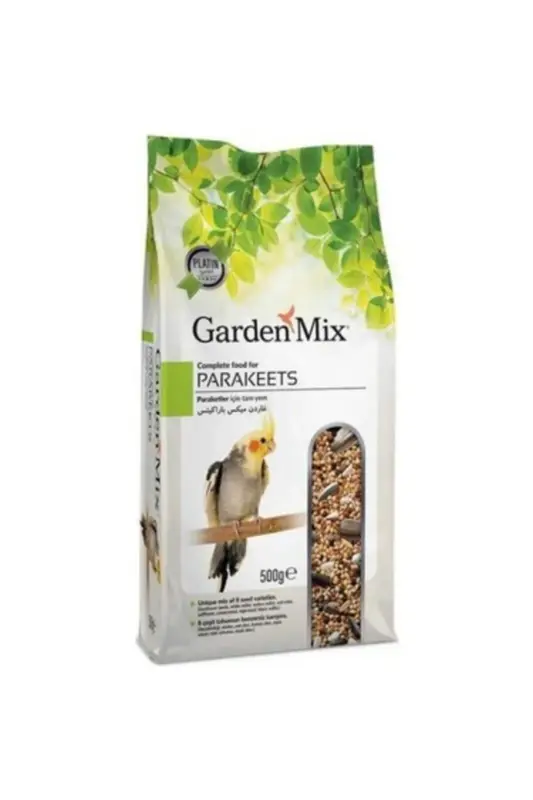 Platin Parakeet Sultan To'ti Qushi Oziq-ovqati 500 gr - GARDENMIX