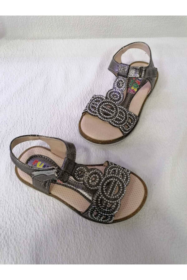 Platina toshli qiz bolalar sandal - 5