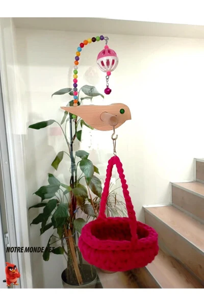 Play area with hammock on suction cups - 4