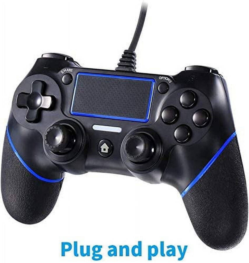 Playstation 4 için Kablolu Kontrol Cihazı, Profesyonel USB PS4 Kablolu Gamepad - 3