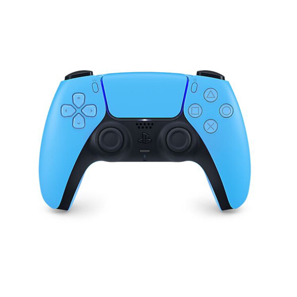 PlayStation 5 DualSense Wireless Controller (Starlight Blue) with 6Ave Cleaning Cloth - 9