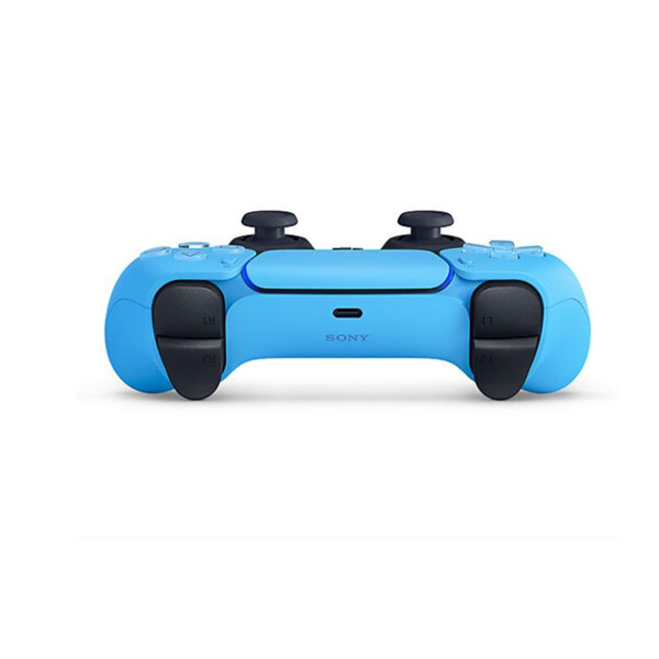 PlayStation 5 DualSense Wireless Controller (Starlight Blue) with 6Ave Cleaning Cloth - 12