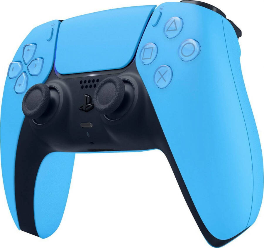 PlayStation 5, PS5 DualSense simsiz kontrolleri - Starlight Blue to'plami 6Ave mikroto'qimalarni tozalash matosi bilan - 9