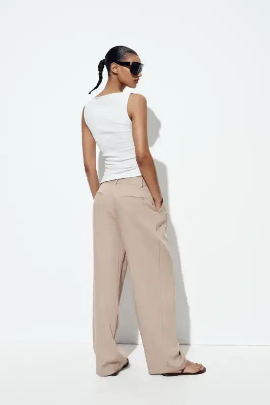 PLEATED ASYMMETRIC T-SHIRT-White - 5