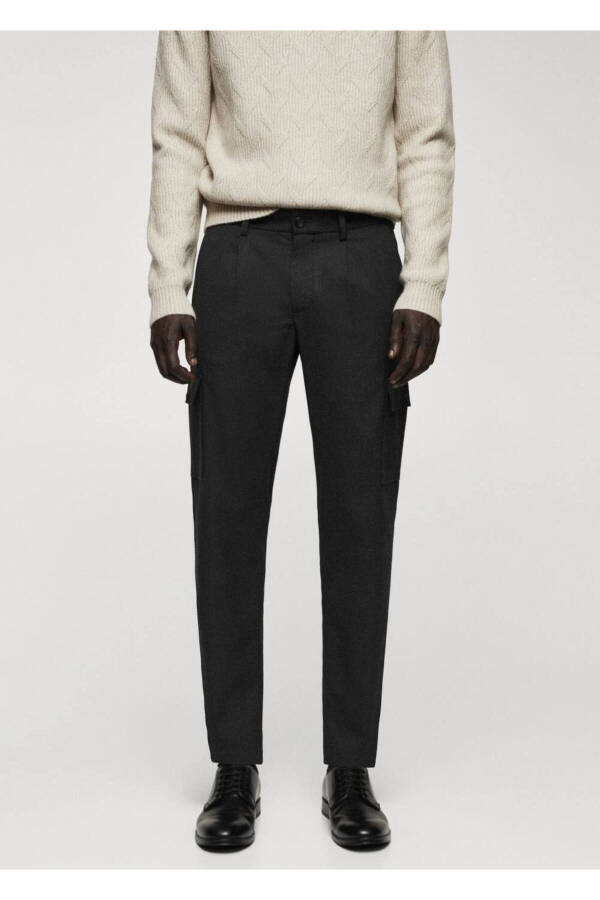 Pleated Cargo Pants - 1