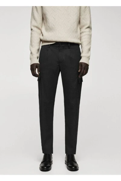 Pleated Cargo Pants - 1